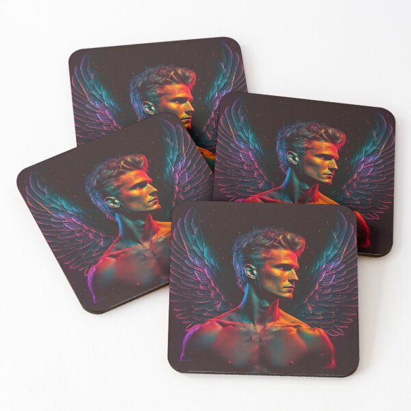 Item preview, Neon-infused portrait of a person designed and sold by iDezine GD.
