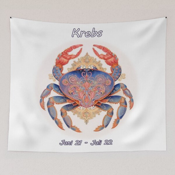 Artikelvorschau, abstract fantasy zodiac sign cancer krebs entworfen und verkauft von Picture-Art.