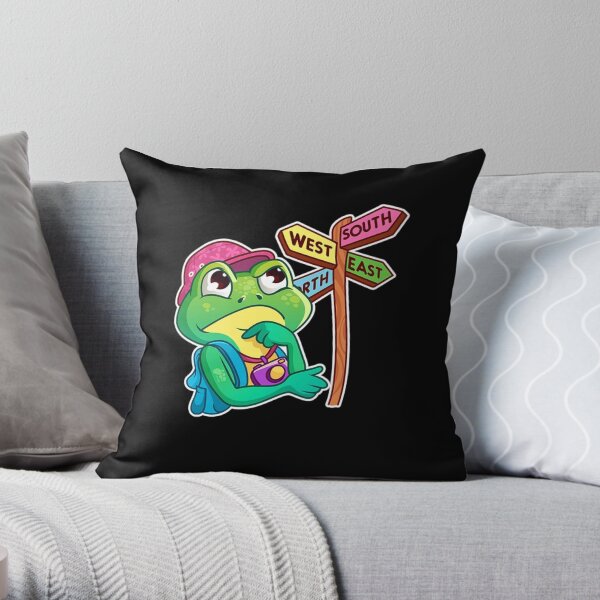 Lost In The Adventure Throw Pillow