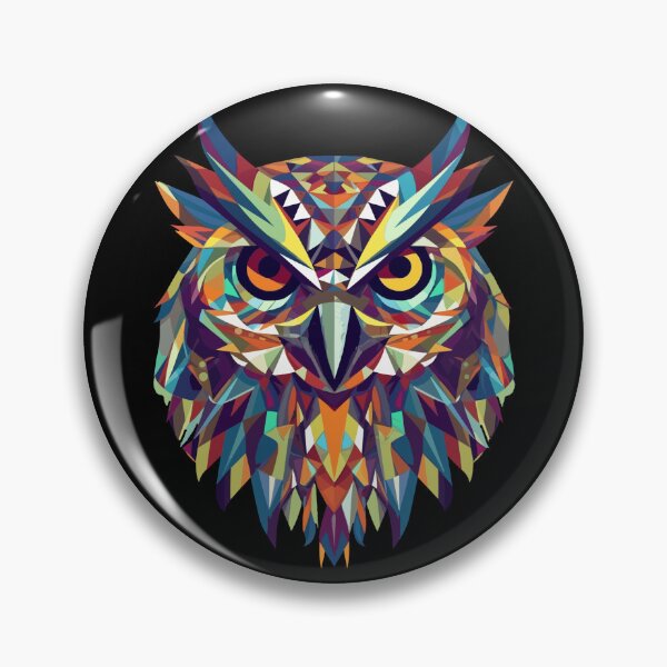 Item preview, Polygon Owl: Geometric Artistry with Majestic Charm designed and sold by QualityQuest.