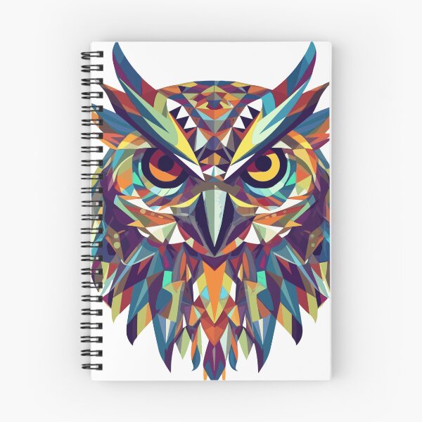 Item preview, Polygon Owl: Geometric Artistry with Majestic Charm designed and sold by QualityQuest.