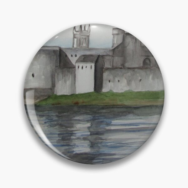 Item preview, King Johns Castle, Limerick City, Ireland. Watercolor on 30x40cm watercolor paper. designed and sold by crowleyronan123.