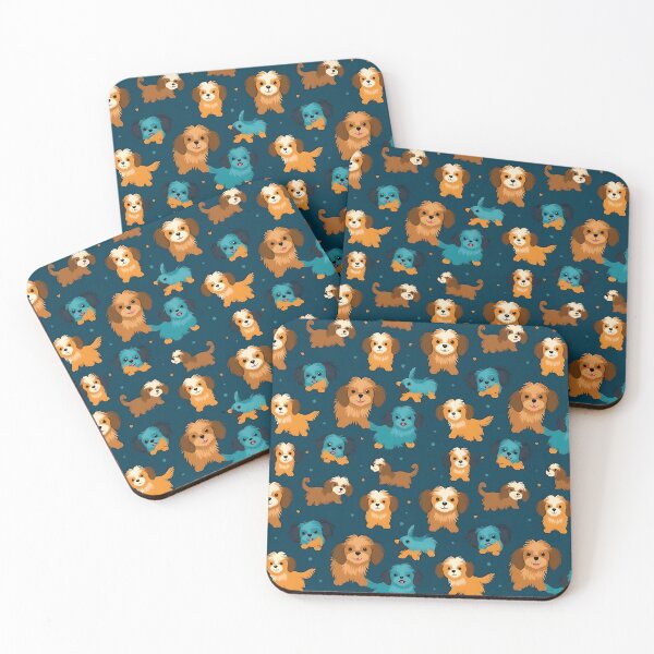Item preview, Furry Dog Pattern designed and sold by HVIUXLEE.