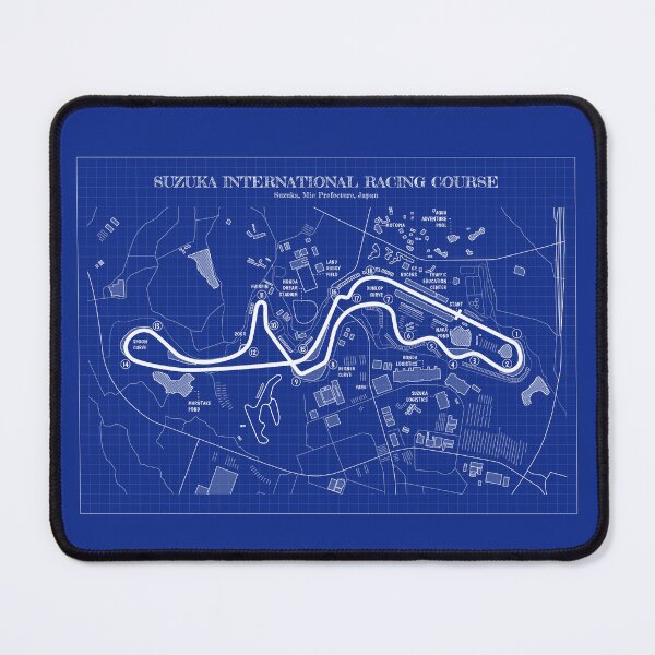 Item preview, Suzuka International Racing Course (Blueprint) designed and sold by BGALAXY.