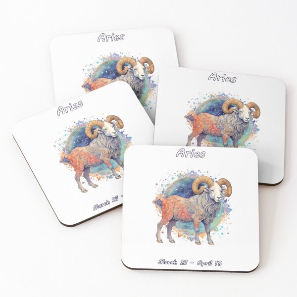 Item preview, abstract fantasy zodiac sign aries designed and sold by Picture-Art.