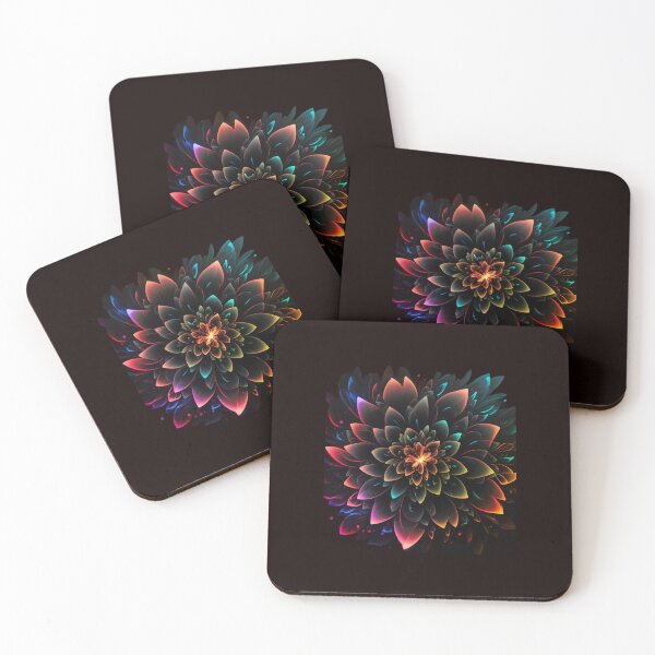 Item preview, Neon-inspired design of an abstract flower designed and sold by iDezine GD.