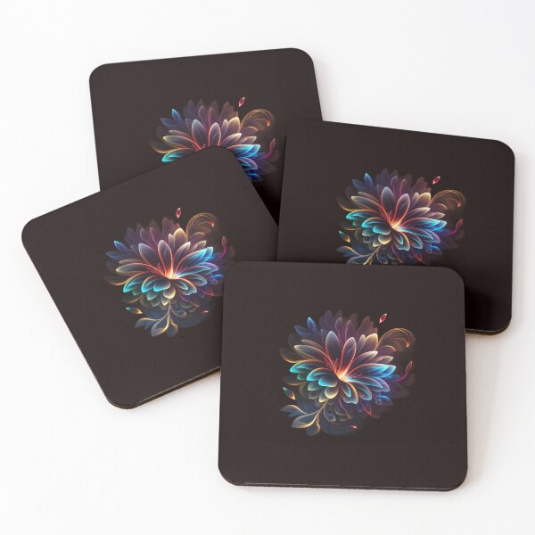 Item preview, Neon-inspired design of an abstract flower designed and sold by iDezine GD.