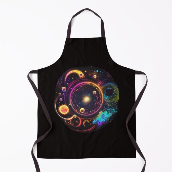 Item preview, Neon-inspired design of a colorful abstract galaxy designed and sold by iDezine GD.