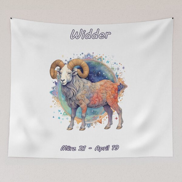 Artikelvorschau, abstract fantasy zodiac sign aries widder entworfen und verkauft von Picture-Art.