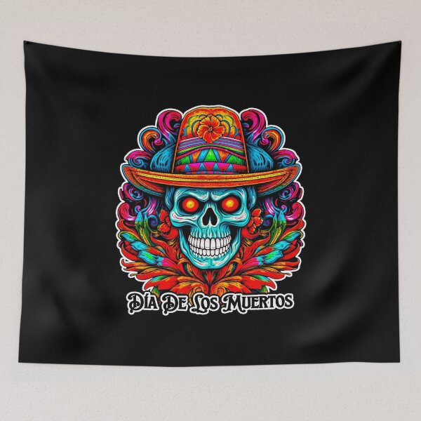 Item preview, El Vagabundo - Día de los Muertos - The Vagabond - Day of the Dead designed and sold by Rickie Pauley.