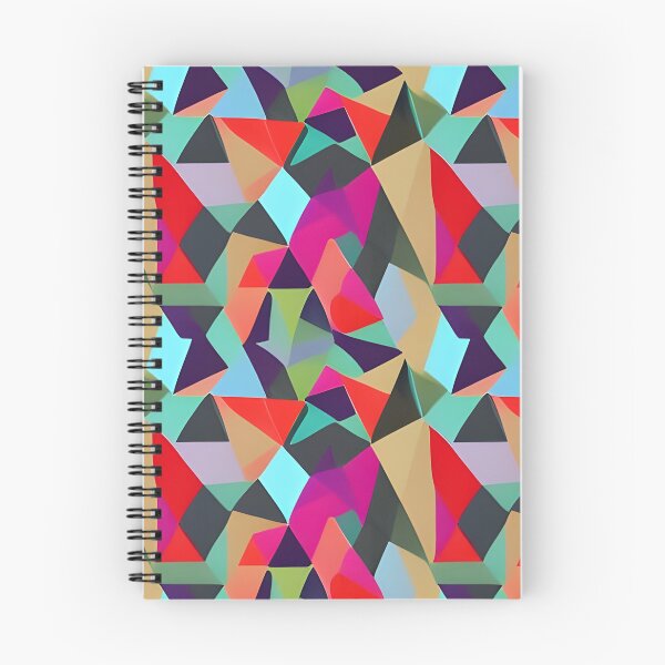 Item preview, Pattern of colored triangles artwork designed and sold by brandway.