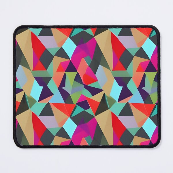 Item preview, Pattern of colored triangles artwork designed and sold by brandway.