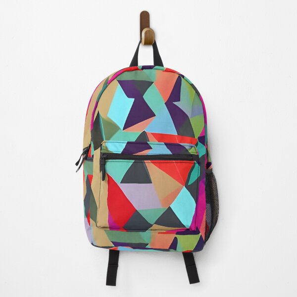 Item preview, Pattern of colored triangles artwork designed and sold by brandway.