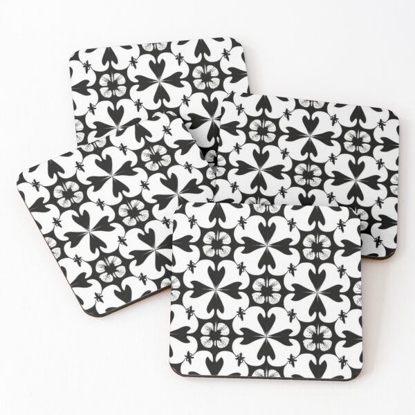 Item preview, Fractal pattern black and white, black and white geometric design designed and sold by Artcolage87.