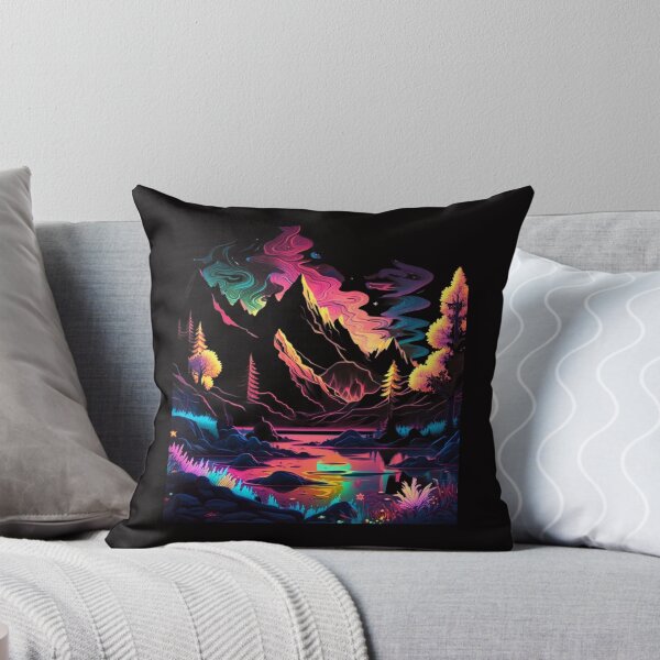 Item preview, Neon-inspired design of a abstract landscape designed and sold by iDezine GD.