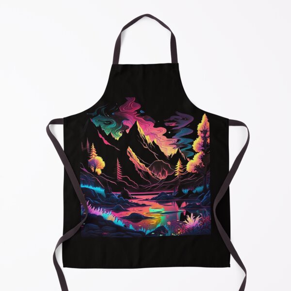Item preview, Neon-inspired design of a abstract landscape designed and sold by iDezine GD.
