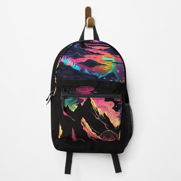 Item preview, Neon-inspired design of a abstract landscape designed and sold by iDezine GD.