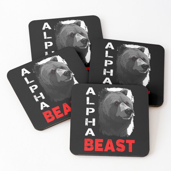 Item preview, Alpha Animal Fierce Grizzly Bear - Anime Shirt designed and sold by KAIGAME Art.