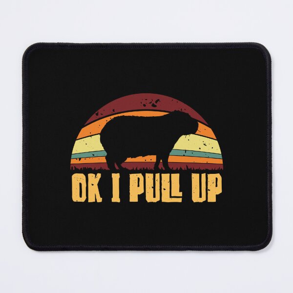 Item preview, Retro Ok I Pull Up - Capybara designed and sold by Whimsical  Thinker.