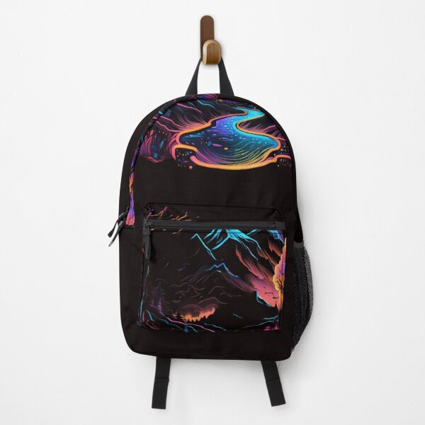 Item preview, Neon-inspired design of a abstract landscape designed and sold by iDezine GD.
