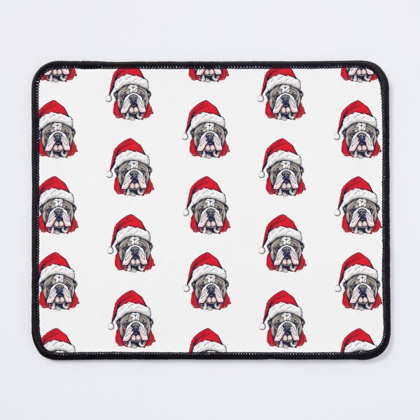 Item preview, Bull Dog Wearing a Santa Hat - Christmas Bull Dog designed and sold by CR-Tees.
