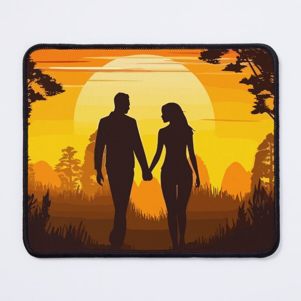 Item preview, Romantic Couple at Sunset: Serene and Captivating Moment designed and sold by QualityQuest.