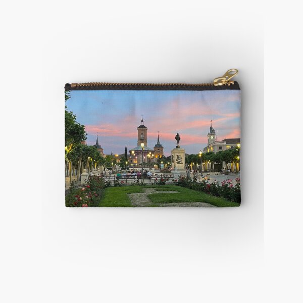 Item preview, Plaza Cervantes in Alcala de Henares at sunset designed and sold by Ponted.