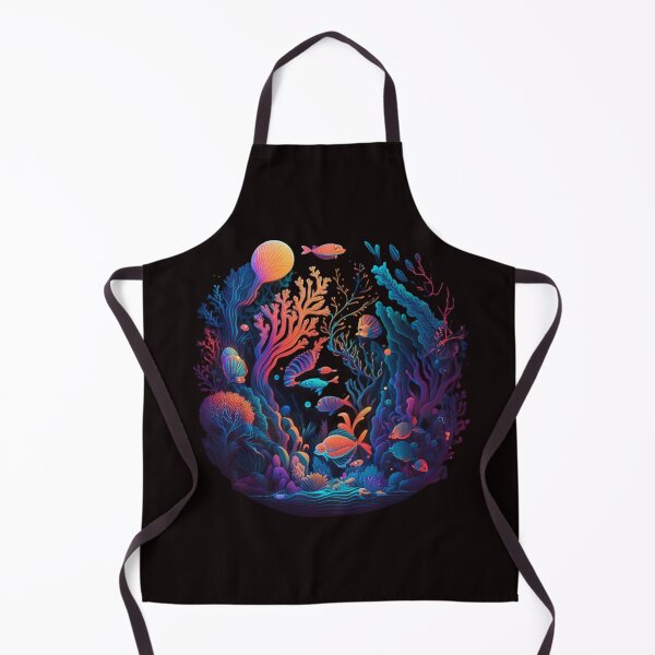 Item preview, Neon-inspired design of a abstract underwater designed and sold by iDezine GD.