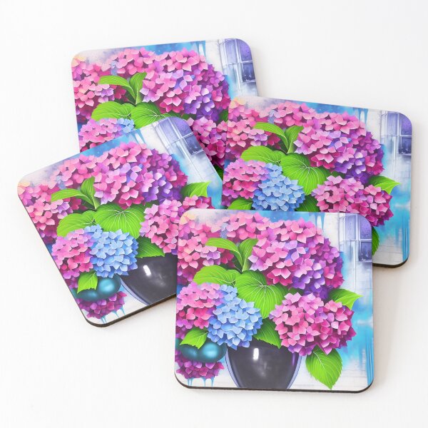 Item preview, Hydrangea Flowers Art designed and sold by Ameiva-Apparel.