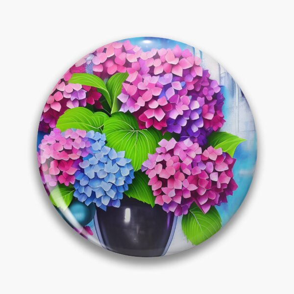 Item preview, Hydrangea Flowers Art designed and sold by Ameiva-Apparel.