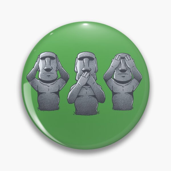 Item preview, 3 Wise Moais designed and sold by Getsousa.