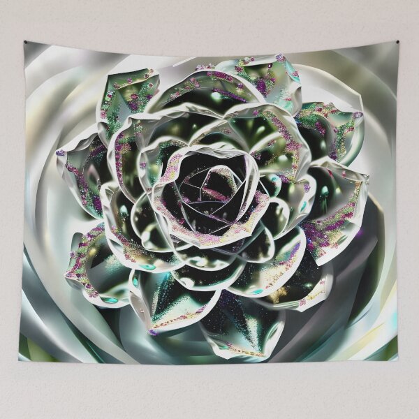Item preview, Iridescent Glass Rose designed and sold by AuroraSpringer.