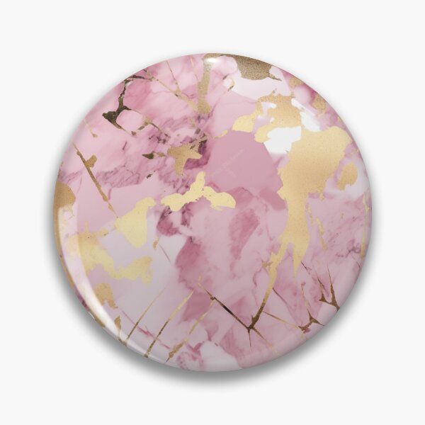 Item preview, Pink Marble with Gold Splatters designed and sold by Dianathedev.