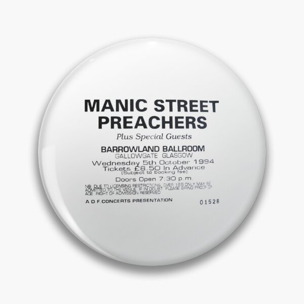 Item preview, Manic Street Preachers Black Print.     designed and sold by Freemanshirt.