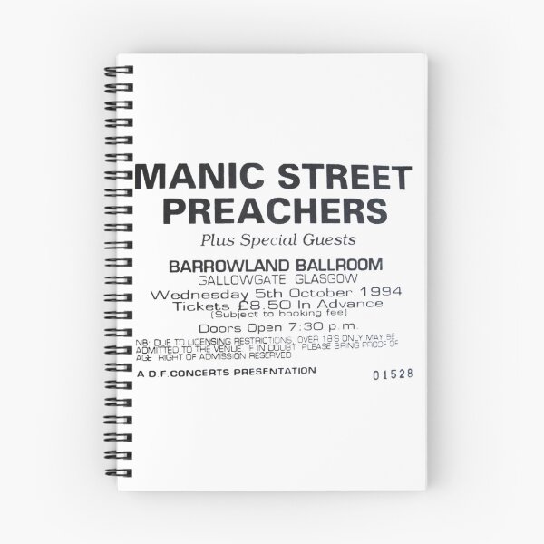 Item preview, Manic Street Preachers Black Print.     designed and sold by Freemanshirt.