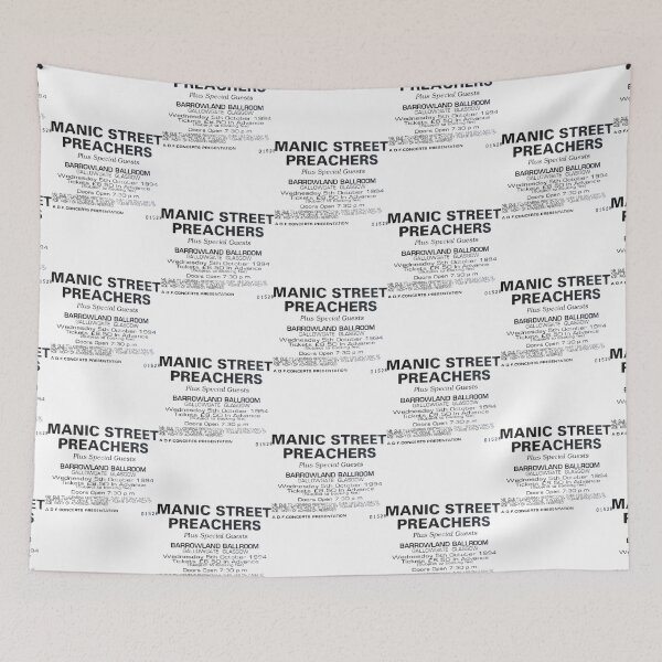 Item preview, Manic Street Preachers Black Print.     designed and sold by Freemanshirt.