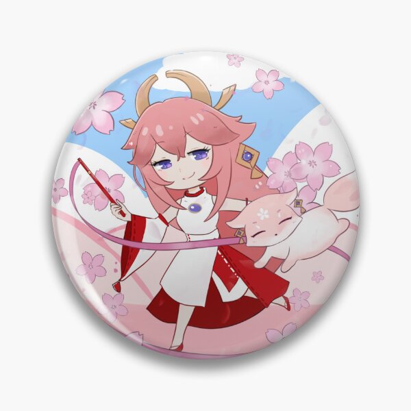 Item preview, Cherry Blossom w/ Yae Miko  designed and sold by Nayuki911.