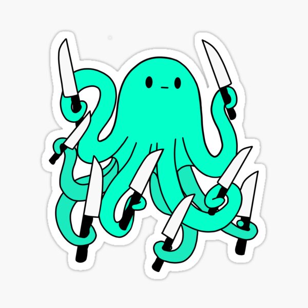 Bluey Decal / Sticker - Bandit Octopus