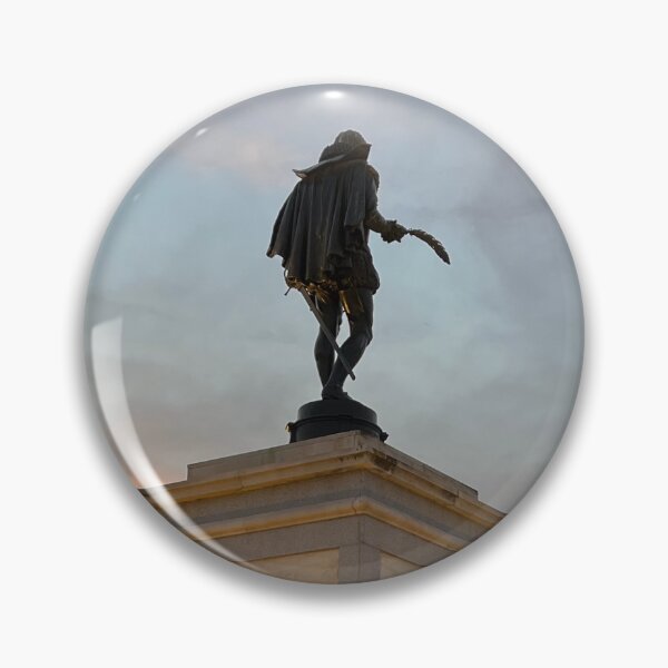 Item preview, Plaza Cervantes de Alcala de Henares statue at sunset designed and sold by Ponted.