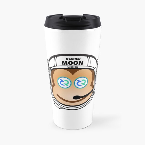 Decred to the MOON! Travel Mug