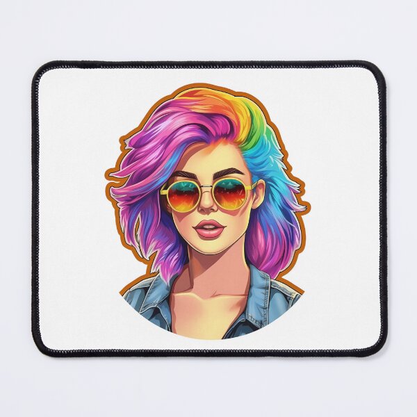 Item preview, Rainbow Proud Girl - Christin designed and sold by AdiRemba.