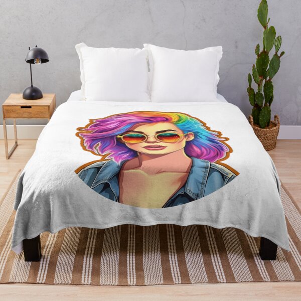Item preview, Rainbow Proud Girl - Christin designed and sold by AdiRemba.