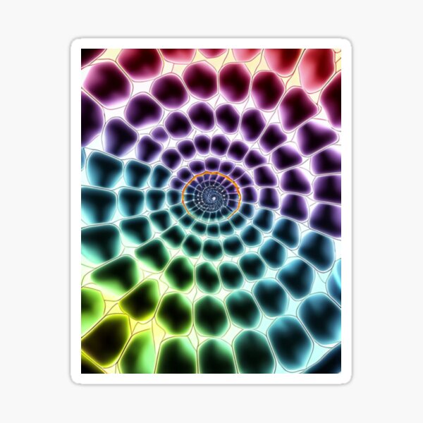 Hippie pattern Design Sticker