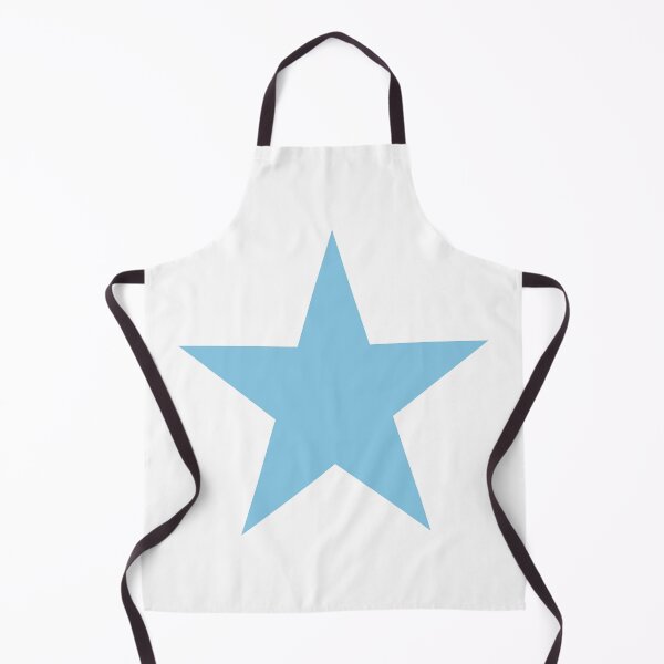 Item preview, Single BABY BLUE STAR on a WHITE Background designed and sold by RachelMacht.