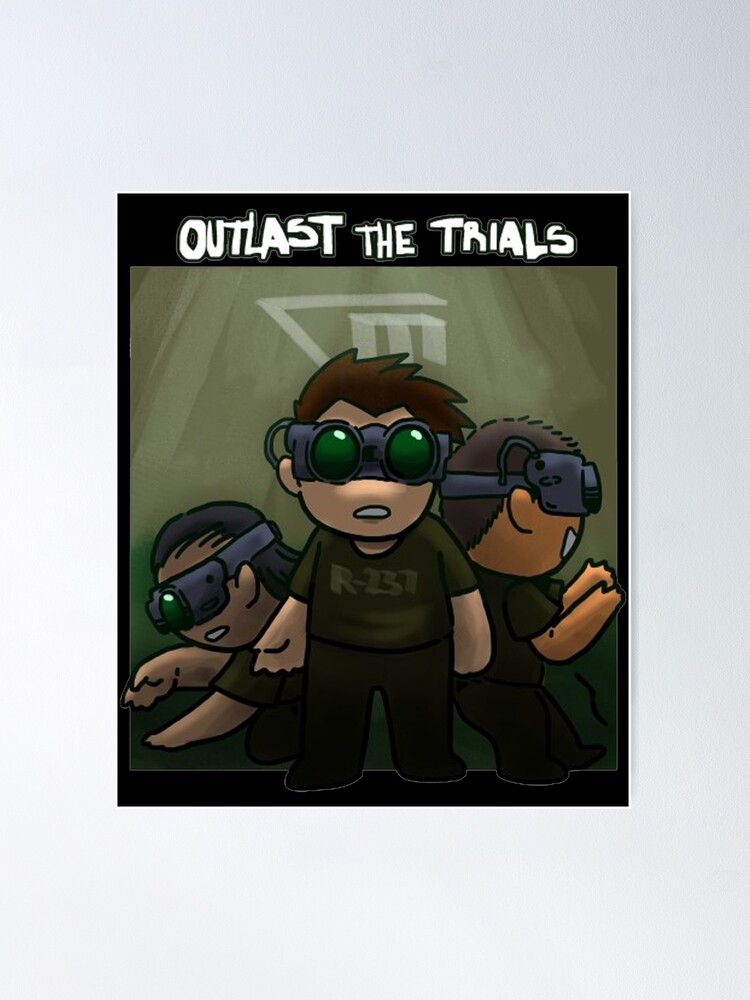 The Outlast Trials Poster Gaming Poster 4 Colors Video Game 