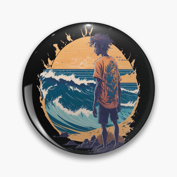 Item preview, Surfer On The Beach designed and sold by BellaDesignArt.