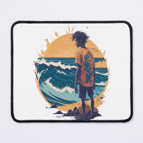 Item preview, Surfer On The Beach designed and sold by BellaDesignArt.