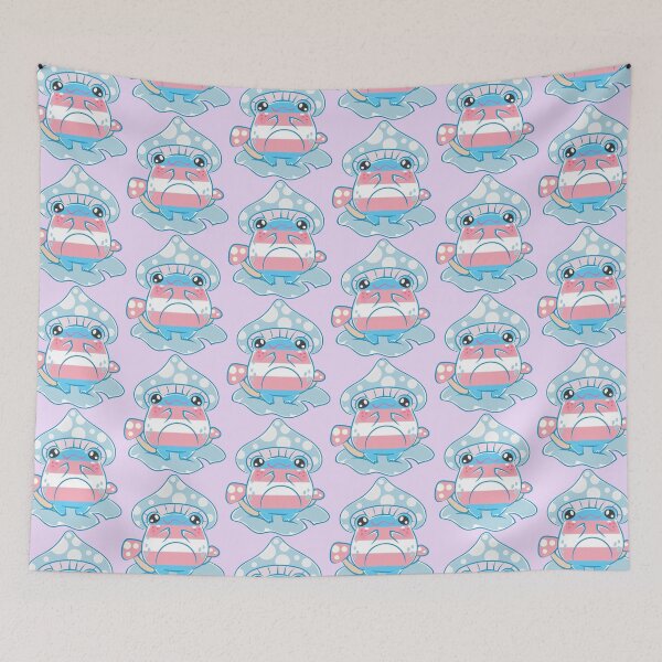 Item preview, Trans frog, cute transgender flag frog, trans pride accessory, Pride month,Lgbt pride designed and sold by Soul  ArtLove.