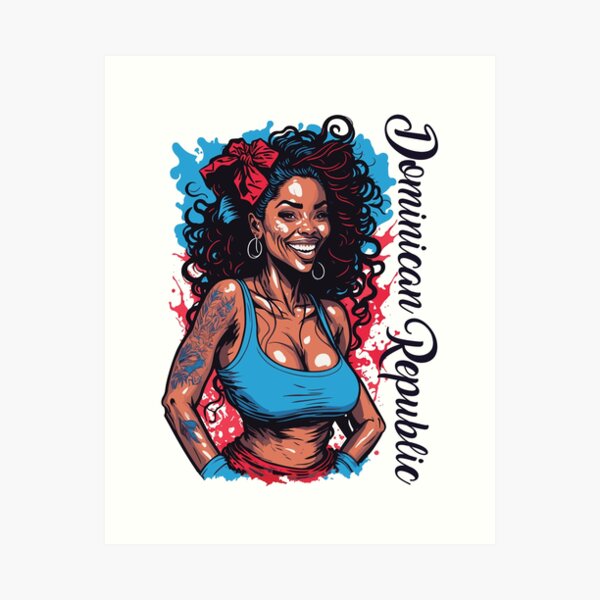 Aperçu de l'œuvre "Fille sexy dominicaine" Montrez au monde la beauté et la diversité qu'offrent les femmes de la République dominicaine. Cadeau idéal pour les amis et la famille, les voyageurs qui aiment les Caraïbes. créée et vendue par YulayDesign.