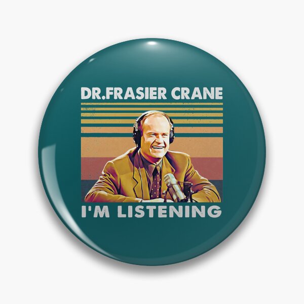 Item preview, Retro I Am Listening Dr Frasier designed and sold by BangAngad.